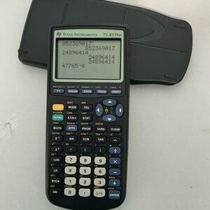 Texas Instruments- TI-83PLUS Programmable Graphing Calculator-
